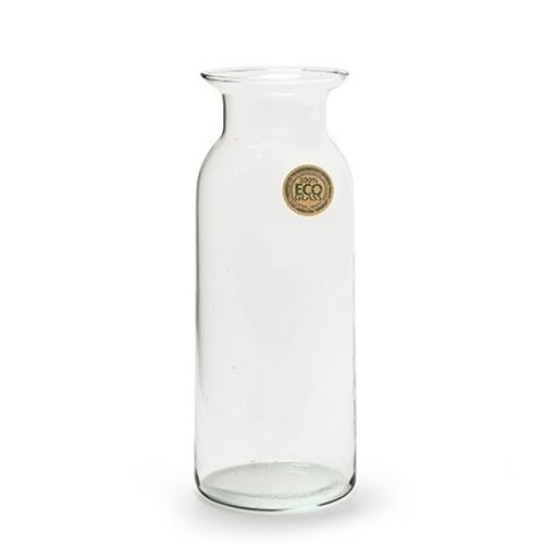 Glas Eco Flasche D09cm H24cm