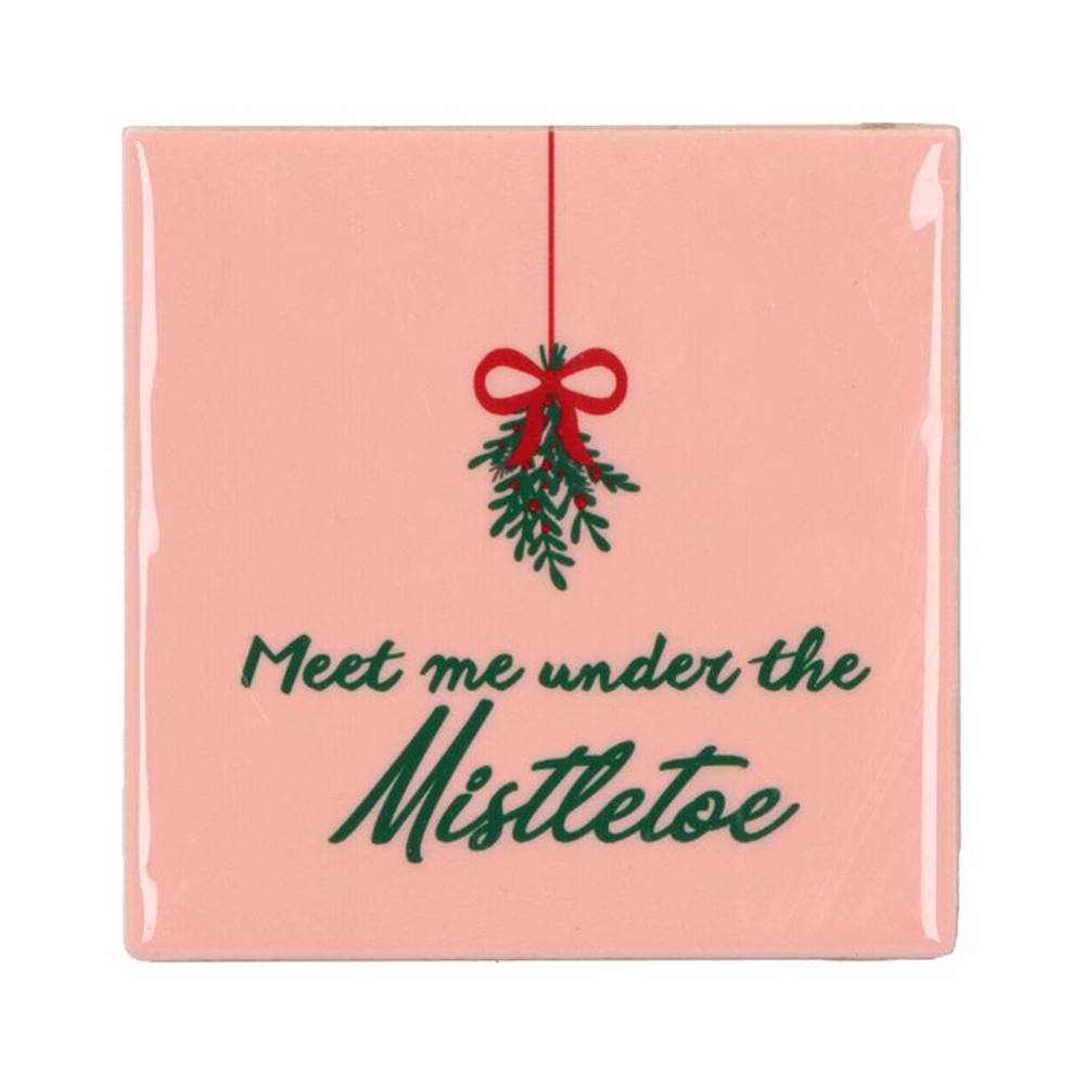 Fliese Misteltoe rosa 10x10x1cm