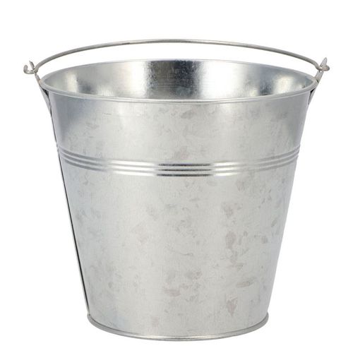 Zinkeimer Silber D16cm H14.5cm