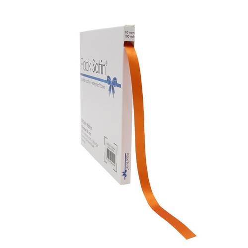 Band Vivant Satin orange 10mm 100m