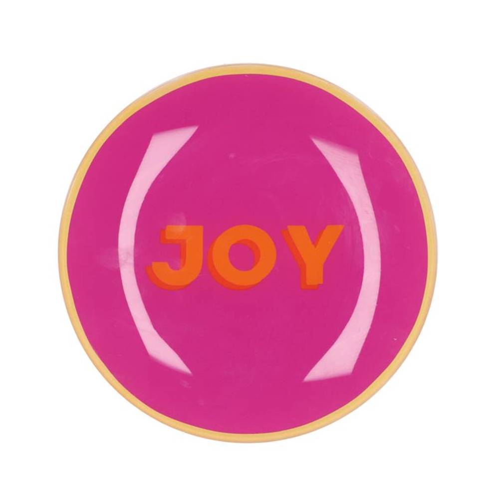 Teller Rund Joy rosa 18x18x02cm