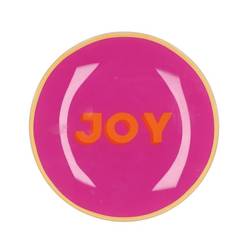 Teller Rund Joy rosa 18x18x02cm
