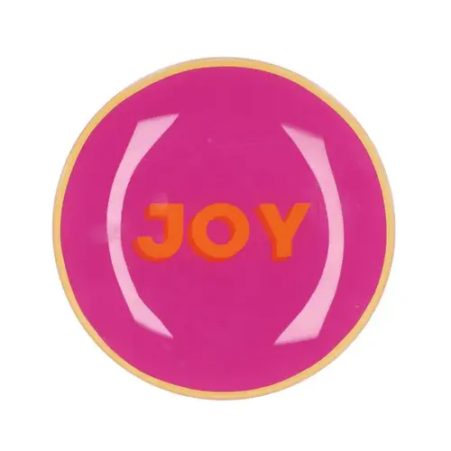 Teller Rund Joy rosa 18x18x02cm