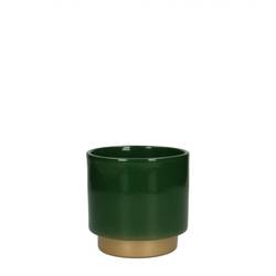 Keramik Topf Varedo grün D10.5cm H10.5cm