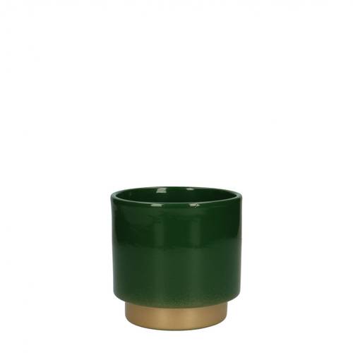 Keramik Topf Varedo grün D10.5cm H10.5cm