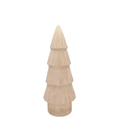 Deko Tannenbaum Porto sand 14x14x28cm