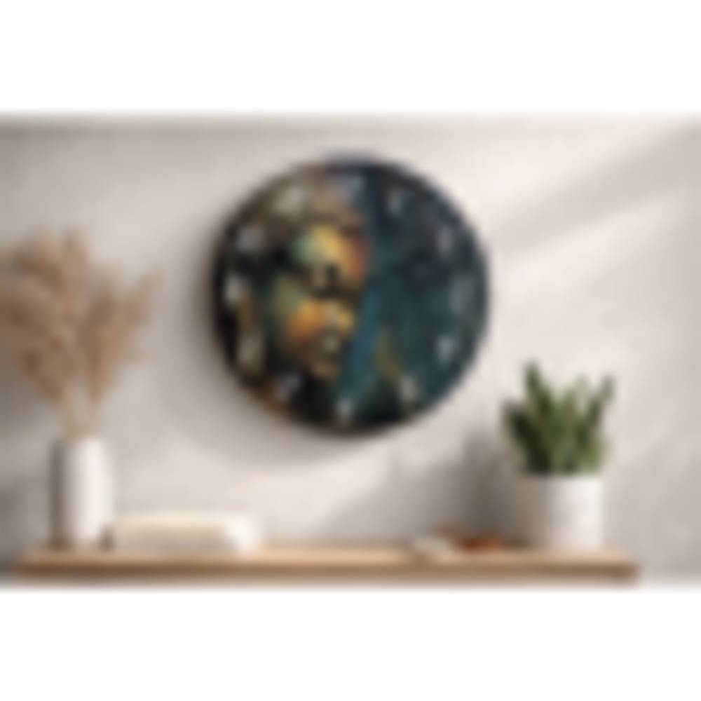 Wanduhr Buddha 2/Set D29cm