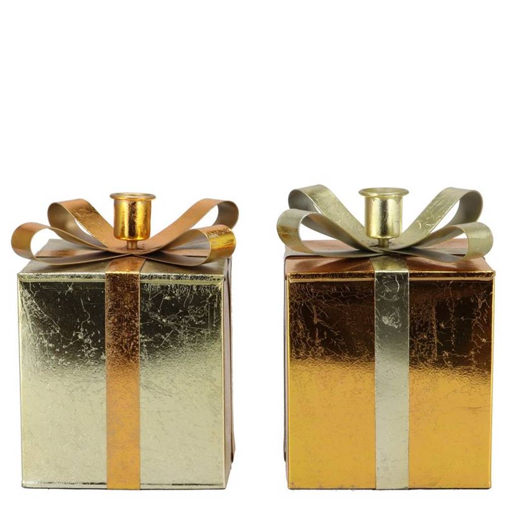 Kerzenständer Nordic gold mix 09x14cm