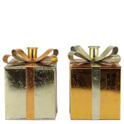 Kerzenständer Nordic gold mix 09x14cm