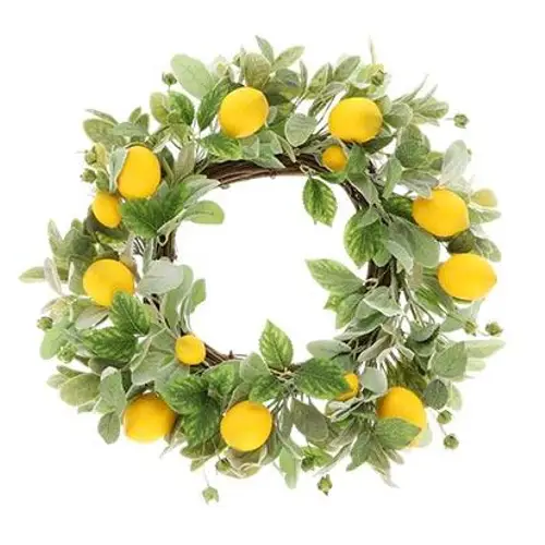 Kranz Zitrone gelb D50cm