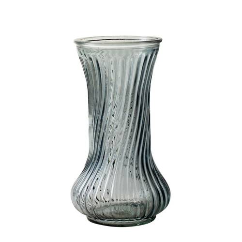 Glas Vase Medda blau D12cm H21.5cm