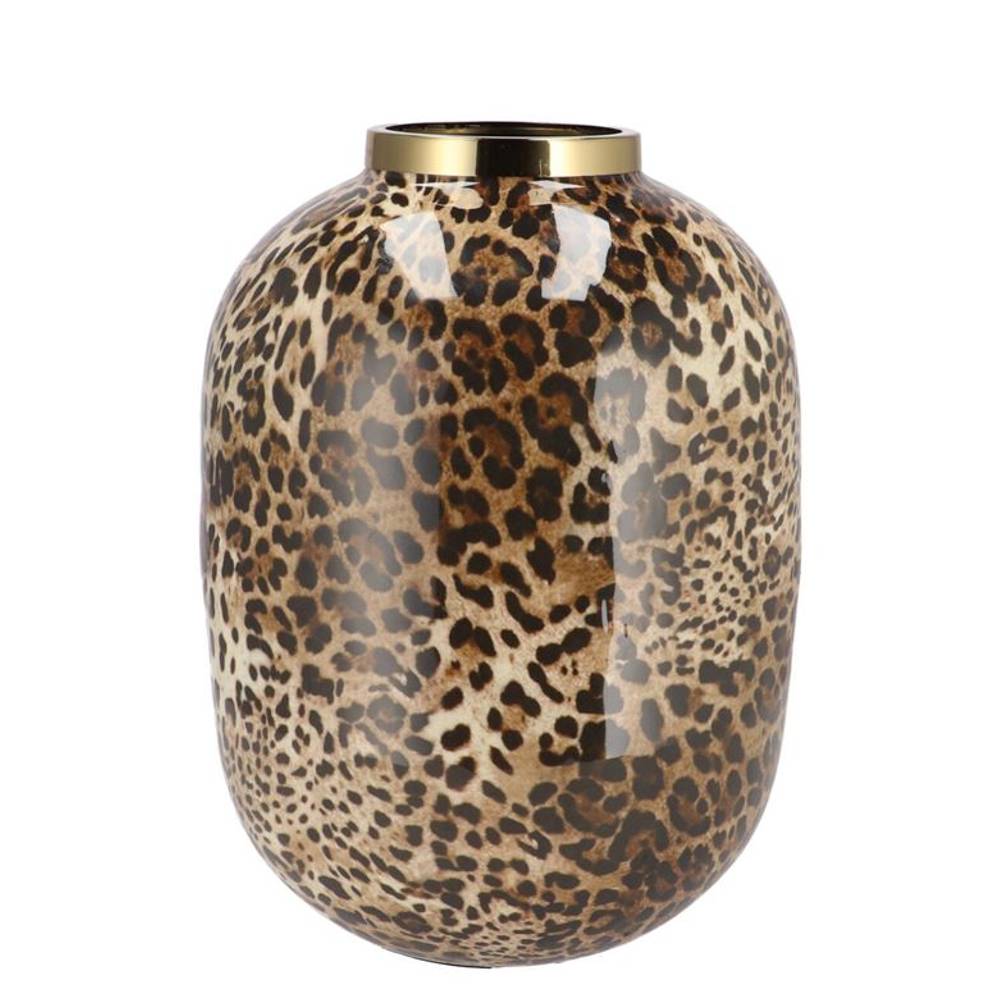 Vase Julie leopard 28x28x36cm