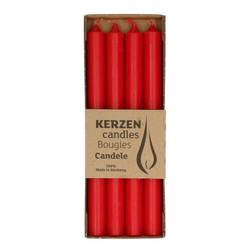 Spitzkerzen rustikal rot D02.2cm H25cm