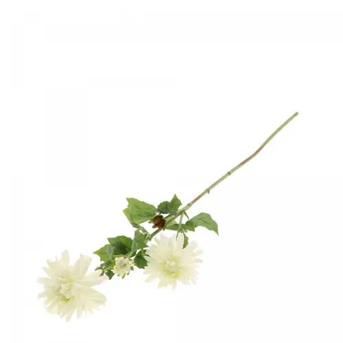 Seiden Dahlia weiss L83cm