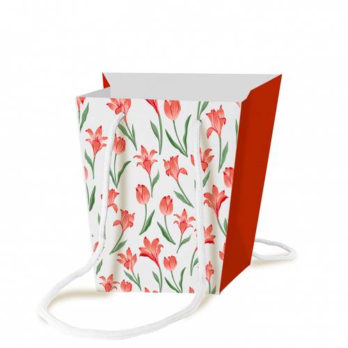 Tasche Aria rot 11x17x17cm