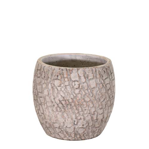 Keramik Topf Arica Rund D15cm H13cm