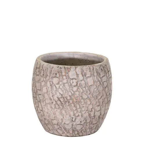 Keramik Topf Arica Rund D15cm H13cm