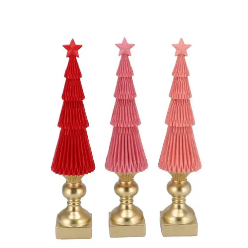 Deko Weihnachtsbaum Jolly mix rosa 06x06x30cm