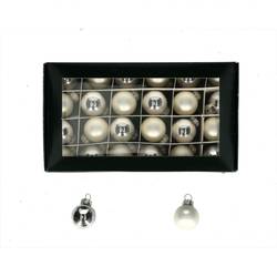 Kugel silber mix D02.5cm x24