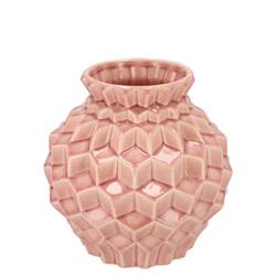 Keramik Vase Gia rosa 15x15x15cm