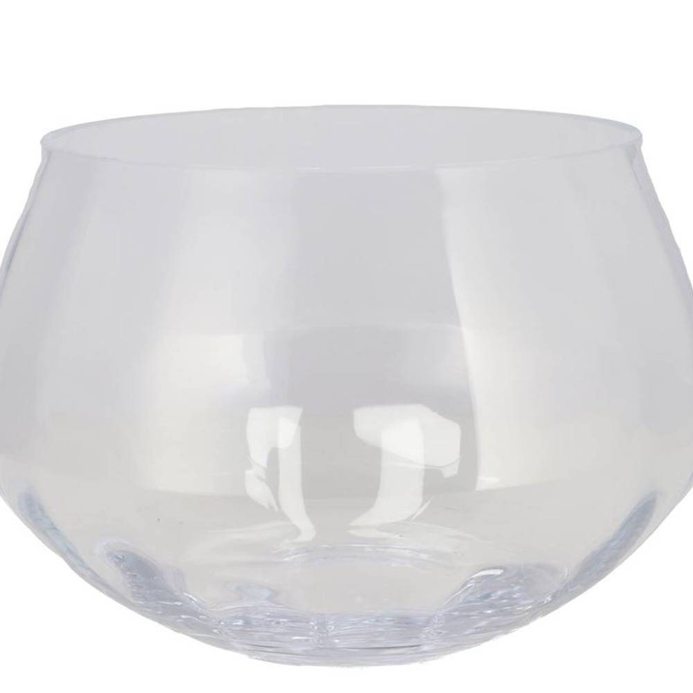 Glas Schale Optik Schwer D35cm H30cm