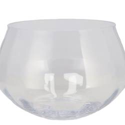 Glas Schale Optik Schwer D35cm H30cm