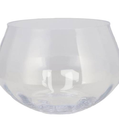 Glas Schale Optik Schwer D35cm H30cm
