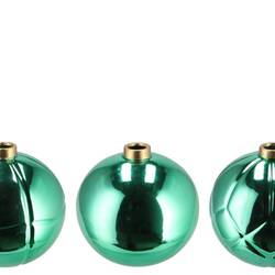 Weihnachtskugel Vase grün mix 19x19x17cm