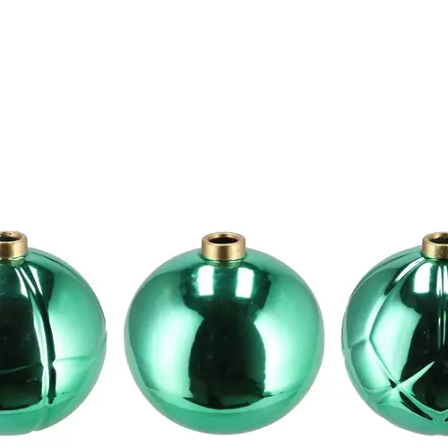 Weihnachtskugel Vase grün mix 19x19x17cm