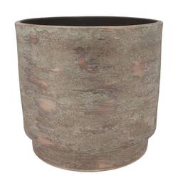 Keramik Übertopf Romy braun D28cm H26cm