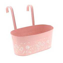 Zink Hängetopf lachs 32x25cm