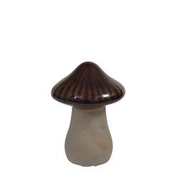 Deko Pilz braun D05.5cm H08cm