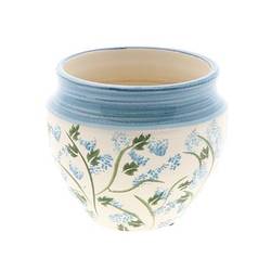 Keramik Übertopf Syringa blau D24cm H20cm