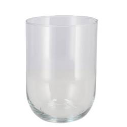 Glas Zylinder runder Boden D13.5cm H20cm