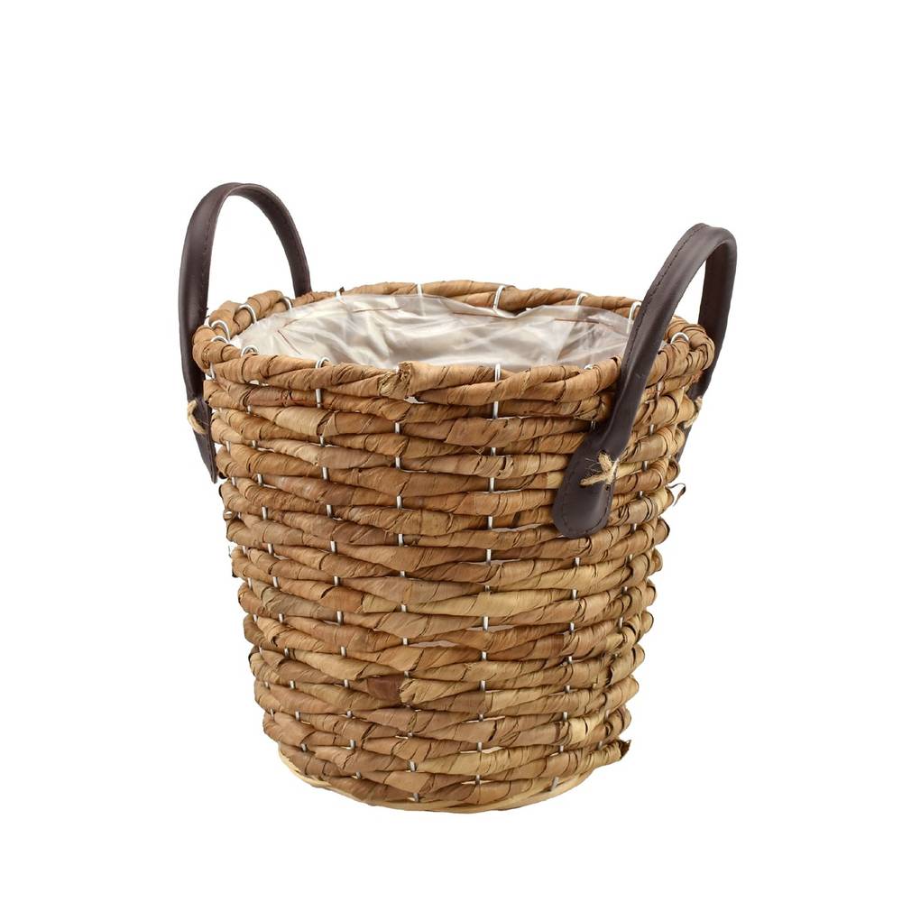 Korb Henkel Geo braun D21cm H19cm
