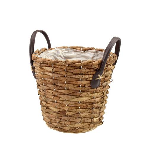Korb Henkel Geo braun D21cm H19cm