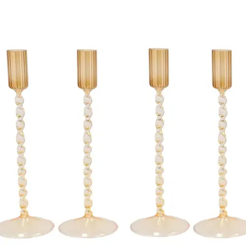 Kerzenständer Jules braun 09x20cm