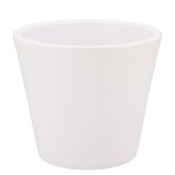Keramik Übertopf Vinci weiss matt D21cm H19cm