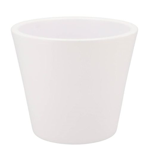 Keramik Übertopf Vinci weiss matt D21cm H19cm