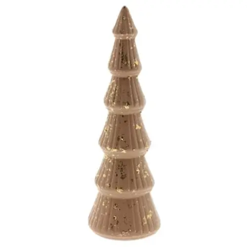Weihnachtskegel Pachui braun D10cm H33.5cm