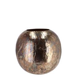 Zink Vase Noah gold 08x08x08cm