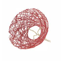Strausshalter Paperweb rot D25cm