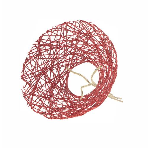 Strausshalter Paperweb rot D25cm