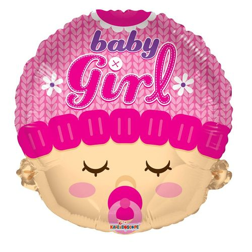 Ballon Baby Girl rosa D45cm