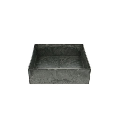 Melamine Schale rechteck grau D20cm H06cm