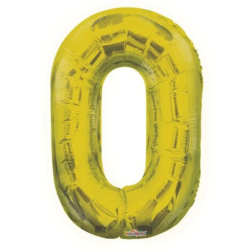 Ballon 0 gold 85cm