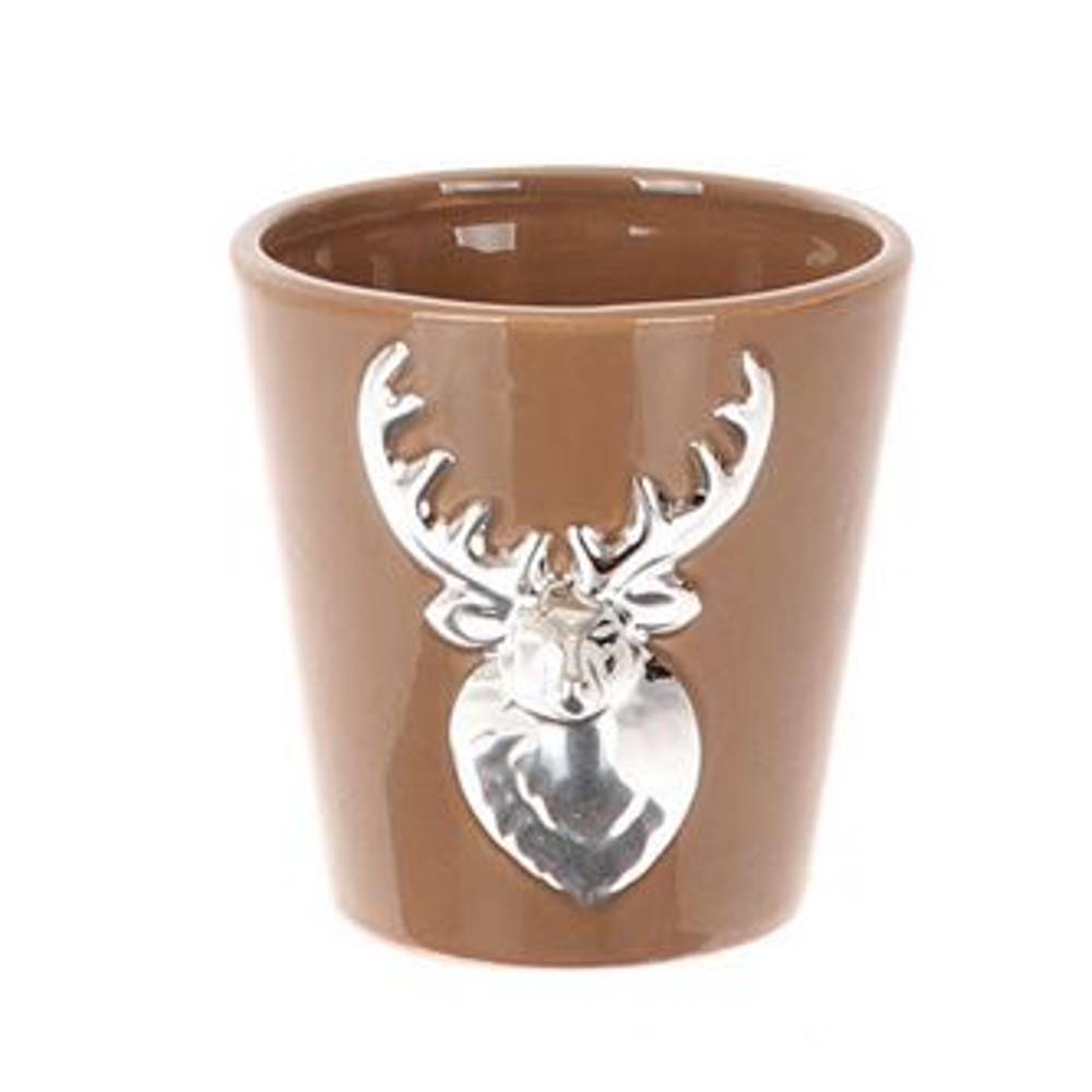 Keramik Übertopf Deer D10cm H10cm