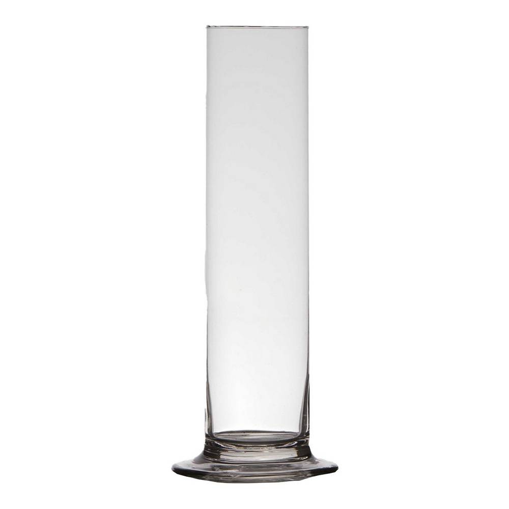 Glas Zylinder auf Fuss D06cm H30cm