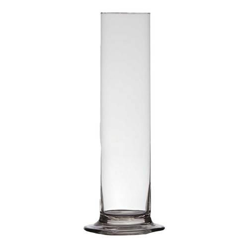 Glas Zylinder auf Fuss D06cm H30cm