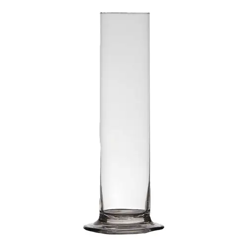 Glas Zylinder auf Fuss D06cm H30cm